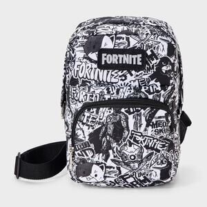 Boys' Fortnite Sling Pack - Black/White